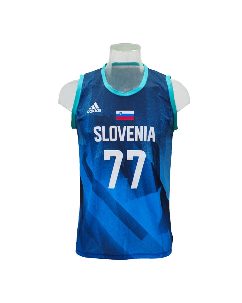 Las camisetas de selección de baloncesto de Eslovenia